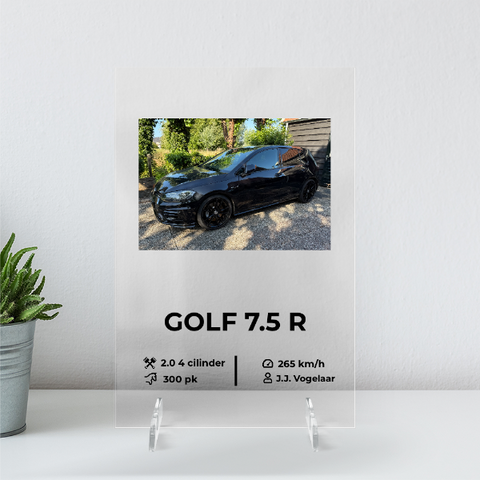 Normaal (30x20cm meest gekozen) / Kunststof pootjes ( € 4,95)