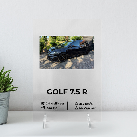 Normaal (30x20cm meest gekozen) / Kunststof pootjes ( € 4,95)