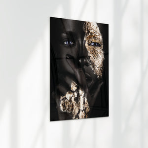 Women Black Gold plexiglas foto frame. Women Black Gold plexiglas foto frame.