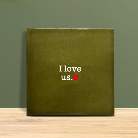 Weihnachtsfliesen 10x10 cm – Tannenbaum Motiv