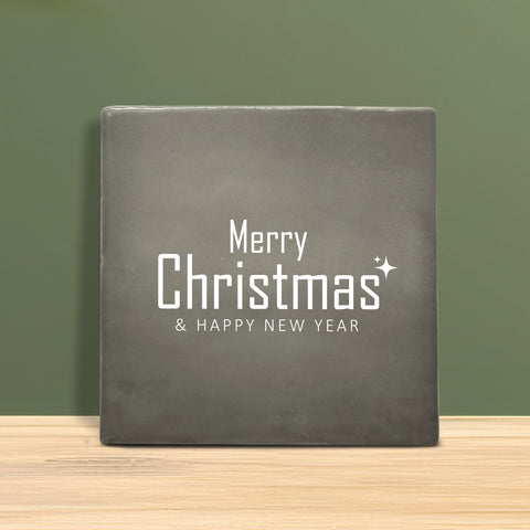 Tegeltje met Tekst - Merry Christmas.