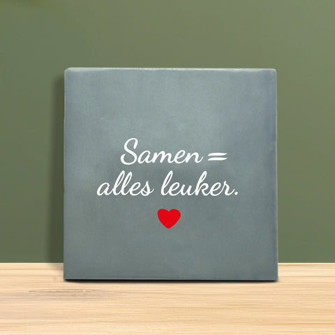 Weihnachtsfliesen 10x10 cm – Tannenbaum Motiv