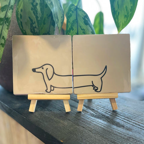 Tegeltje met Figuur- Tekkel