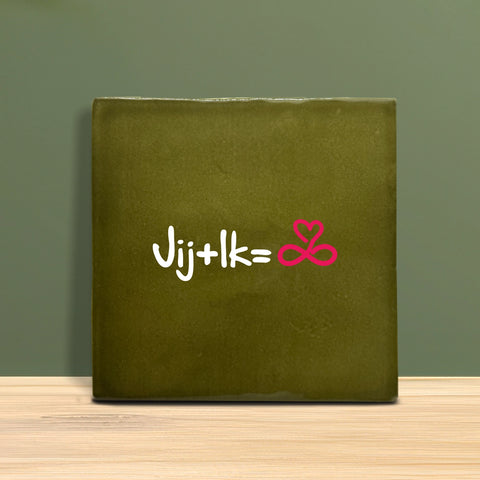 Weihnachtsfliesen 10x10 cm – Tannenbaum Motiv