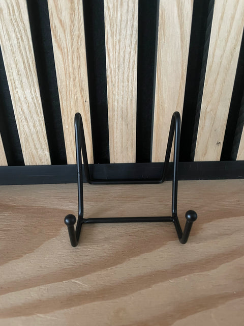 Zwart metalen tegelhouder