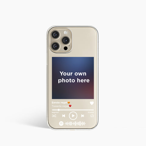Muziek-frame Iphone case.