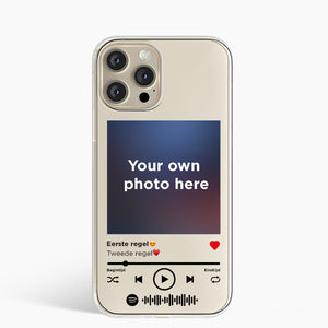 Muziek-frame Iphone case.